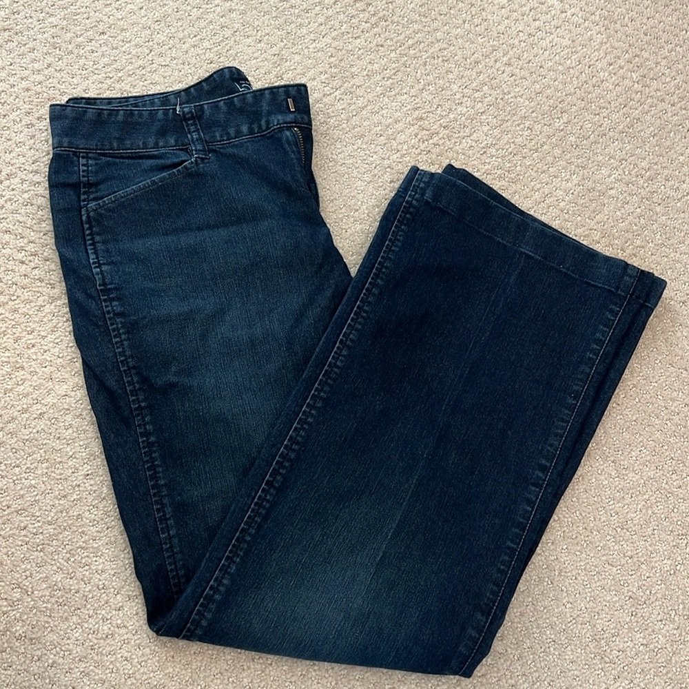 LOFT dark wash trouser jean
